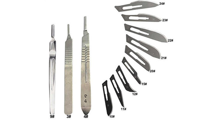 انواع تیغ بیستوری